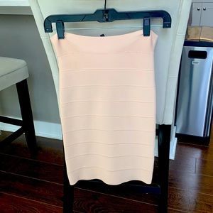 BCBGMaxAzria Simone Textured Power Skirt